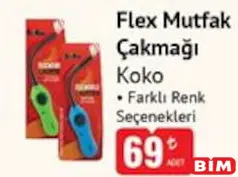 KOKO FLEX MUTFAK ÇAKMAĞI fiyat ve kampanya bilgisi